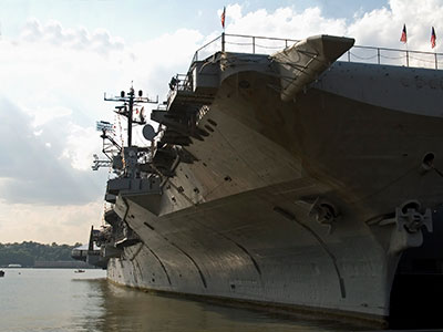 AGM is providing tie down shelving for the new USS Gerald R. Ford aircraft carrier.