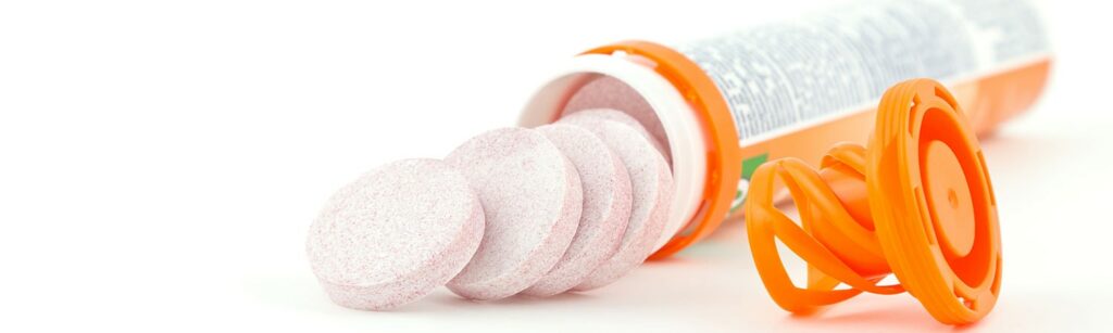 Effervescent Tablets Go “Airborne” in Tubes