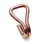 Double-J Hooks are considered a common tie-down hooks used for securing heavier cargo.