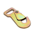 Snap Hooks are commonly used tie-down hooks that are frequently used in conjunction with ratchet buckles.