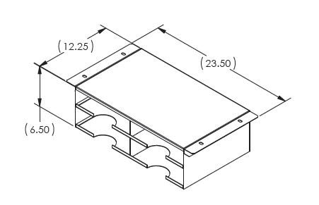 Tie Down Shelving File Trays