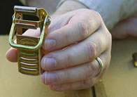 Step 1 how to thread over-center tie down buckles