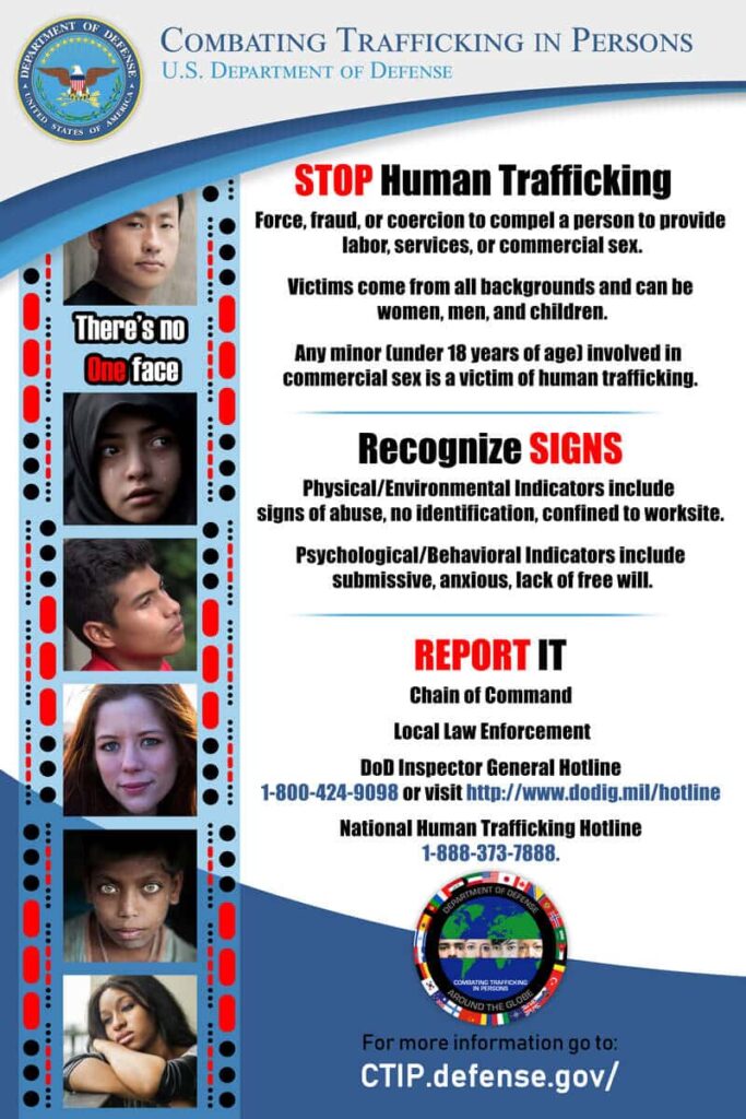 AGM and its agents maintain a strict policy in compliance with the United States Government’s policy prohibiting trafficking in persons.