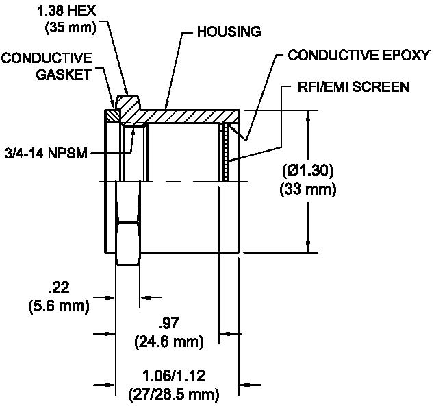 333006 Shielded Nut Assembly Drawing