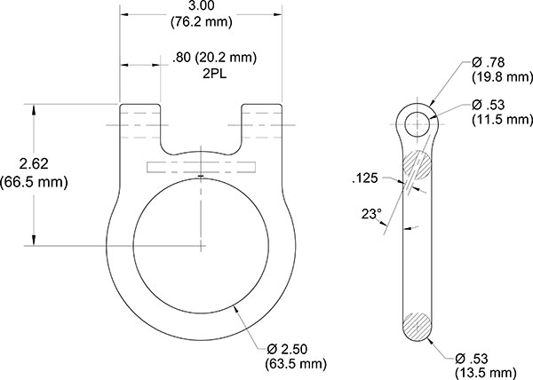 Container Lifting Ring Drawing