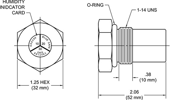 desiccator plug 680300-123P