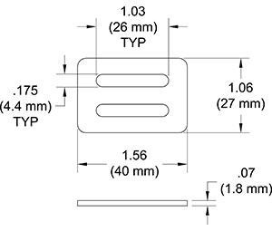 K442 Threading Plate Drawing