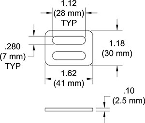 K444 Threading Plate Drawing