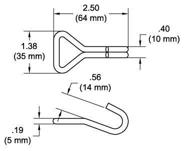 K450 Wire Hook Drawing