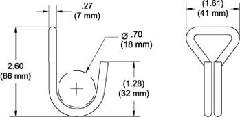 K452 Wire Hook Drawing