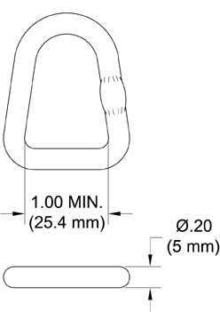 K472 D-Ring Drawing