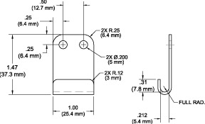 K485 Bracket Drawing