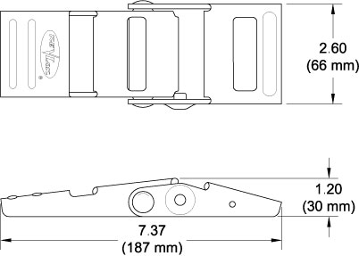 K710 Over-Center Fastener Drawing