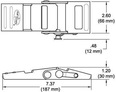 K711 Over-Center Fastener Drawing