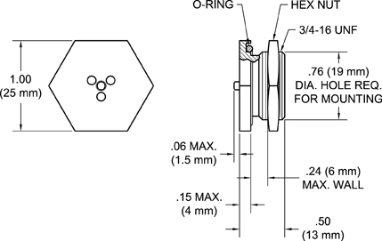 TA292 Breather Valve Drawing