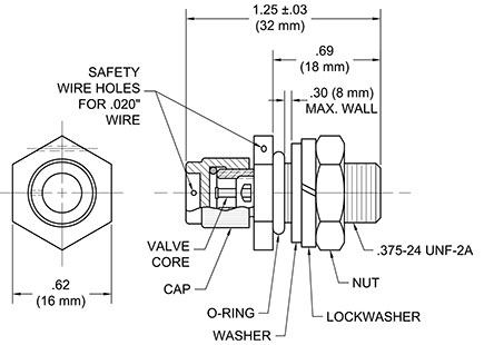 TA322 Filler Valve Drawing