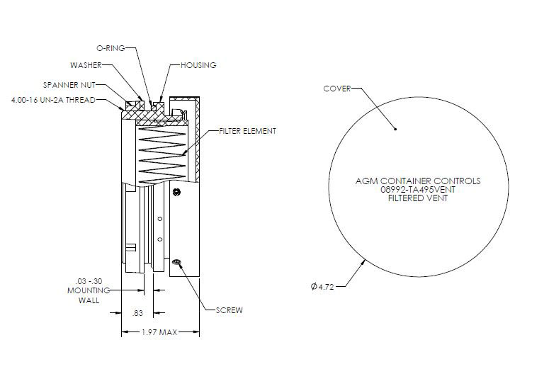 TA495Vent Drawing