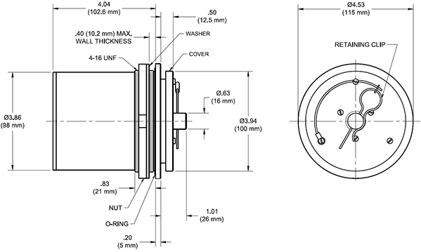 TA790 Two-Way High Flow Valve drawing