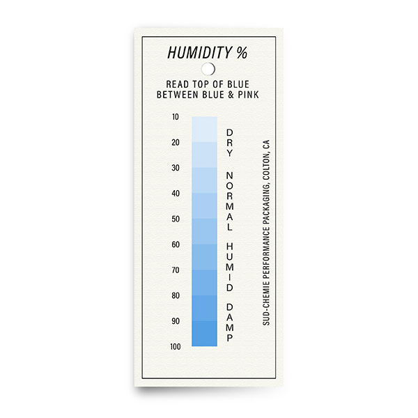 Humidity Indicator Cards