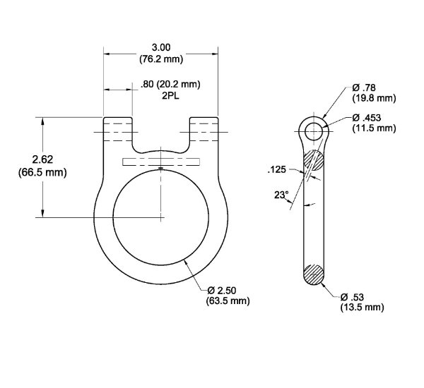 Container Lifting Ring Drawing
