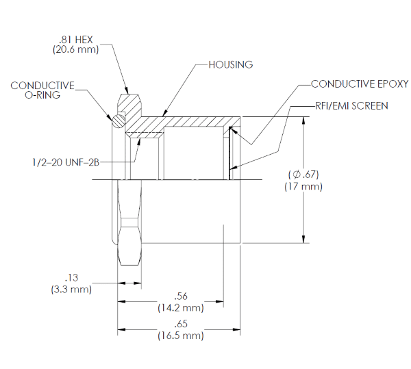 225015 Shielded Nut Assembly Diagram