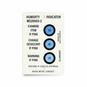30-40-50% Reversible Humidity Indicator Card - MIL-I-8835 Qualified