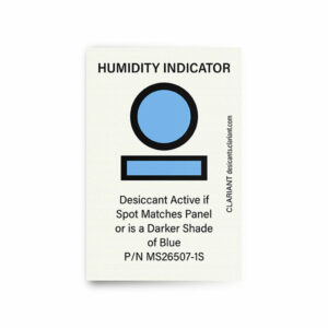 8% Spot Match Reversible Small Humidity Indicator Card