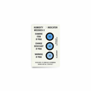 30-40-50% Reversible Small Humidity Indicator Card - MIL-I-8835 Qualified