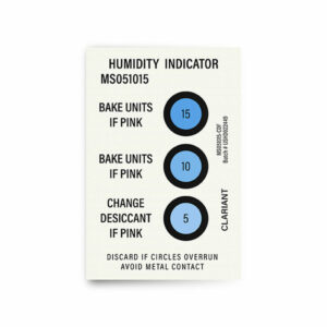 5-10-15% Reversible Humidity Indicator Card