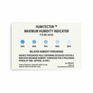 50-90% Maximum Humidity Indicator Card